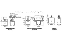 Drawing Track Hanger Clamp Assembly, 14 Gauge C-Track_Installation