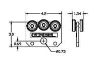 Gorbel® 73 Pound (lb) Capacity Tool Trolleys