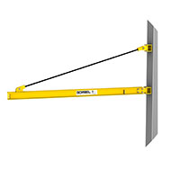 Gorbel® WB100 Wall Bracket Jib Cranes