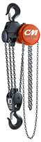 CM® Series 646 Cyclone 10 Ton (t) Capacity and 10 Feet (ft) Standard Lift Hand Chain Hoist (4632)