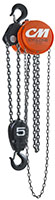 CM® Series 646 Cyclone 5 Ton (t) Capacity and 10 Feet (ft) Standard Lift Hand Chain Hoist (4629)