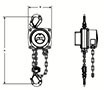 CM® Hurricane 360 Degree Hand Chain Hoists - 2