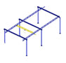 Gorbel® Free Standing Workstation Cranes