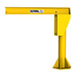 Gorbel® Base Plate/Insert Mounted Free Standing Jib Cranes