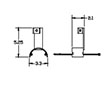 Gorbel® 3 Inch (in) Size Festoon Saddle