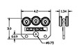 Gorbel® 73 Pound (lb) Capacity Tool Trolleys